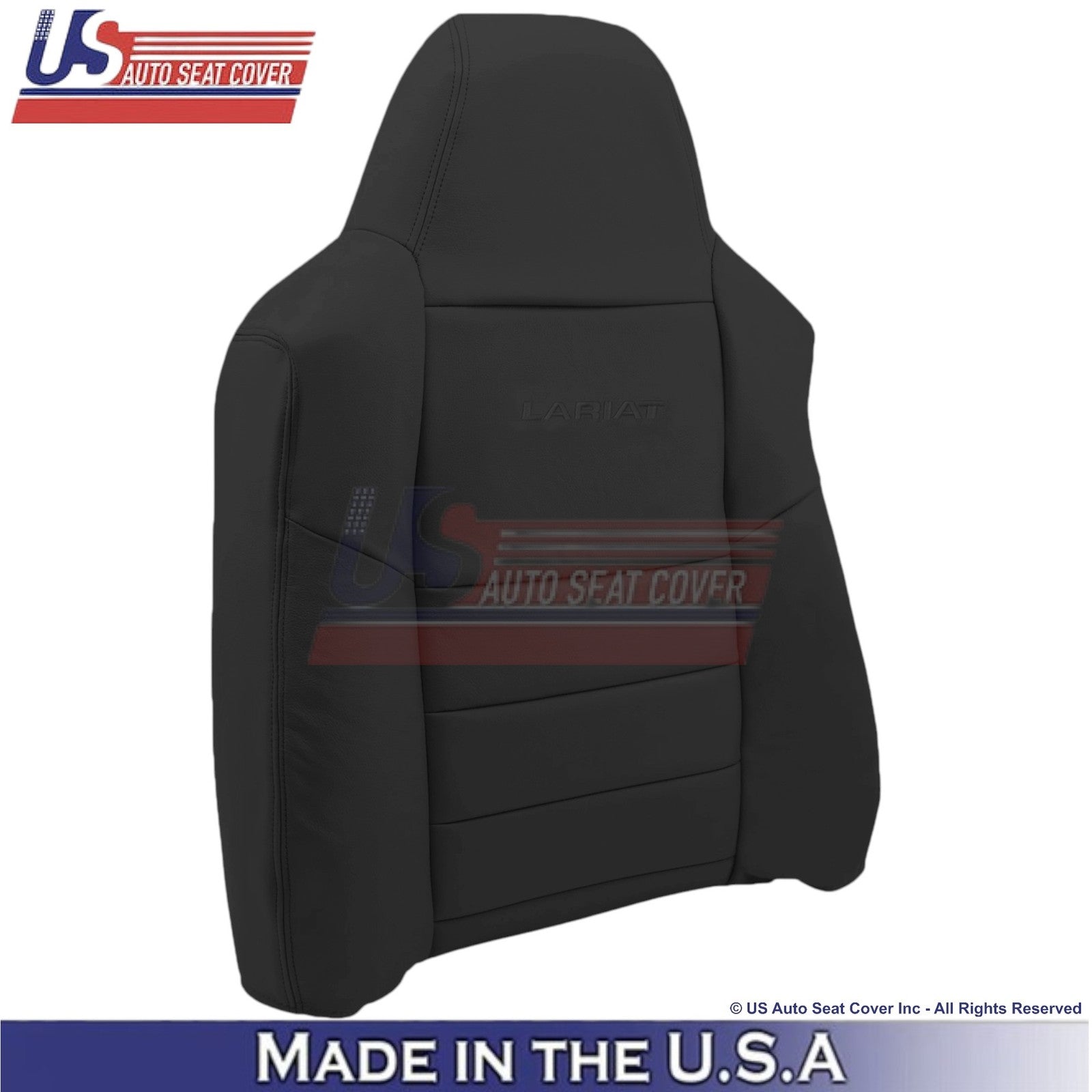 2004-2007 Fits Ford F250 F350 Lariat Leatherette Driver Top OEM Seat Cover Dark