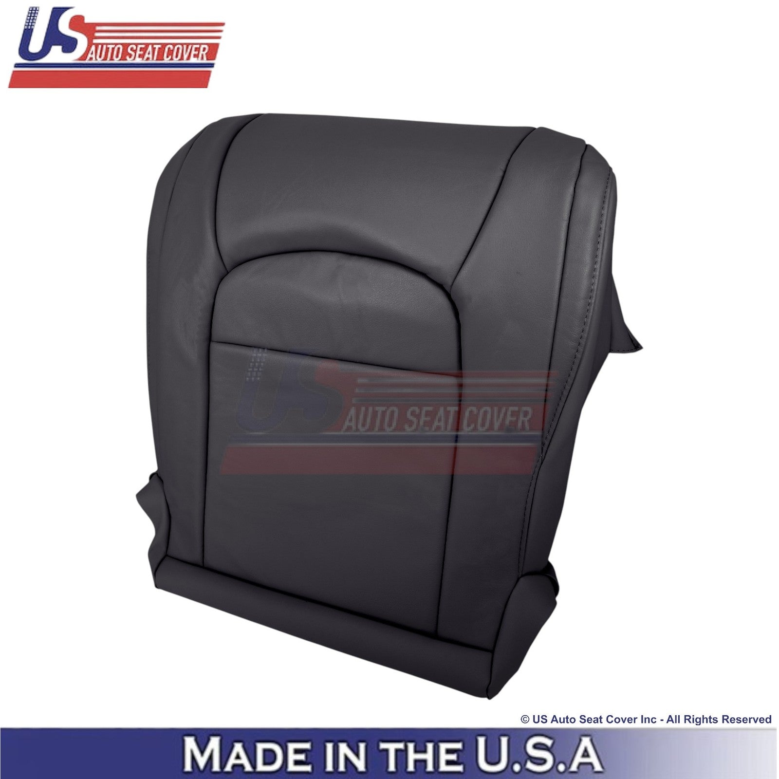 2008-2021 For Toyota Land Cruiser Leatherette Front Bottom Seat Covers Black