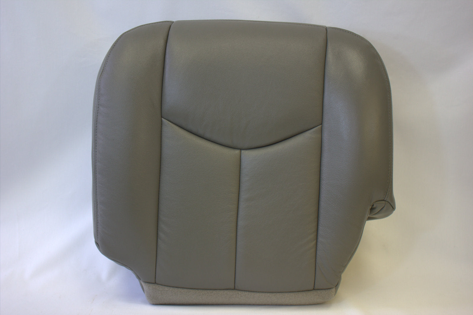 2003 2004 2005 2006 GMC Yukon Sierra Heated Driver Bottom Seat Cover Gray vinyl