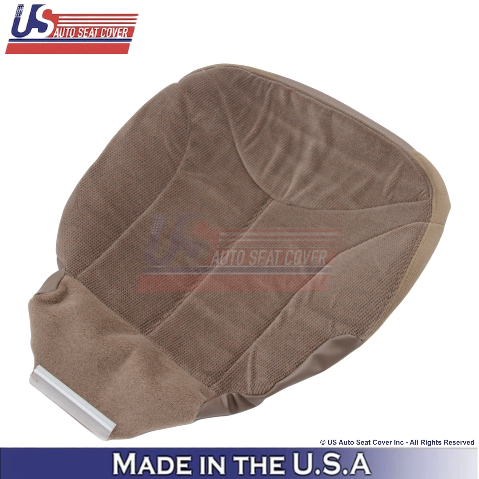 1999-2002 For GMC Sierra Cloth Driver Bottom Replacement Seat Cover Medium Oak