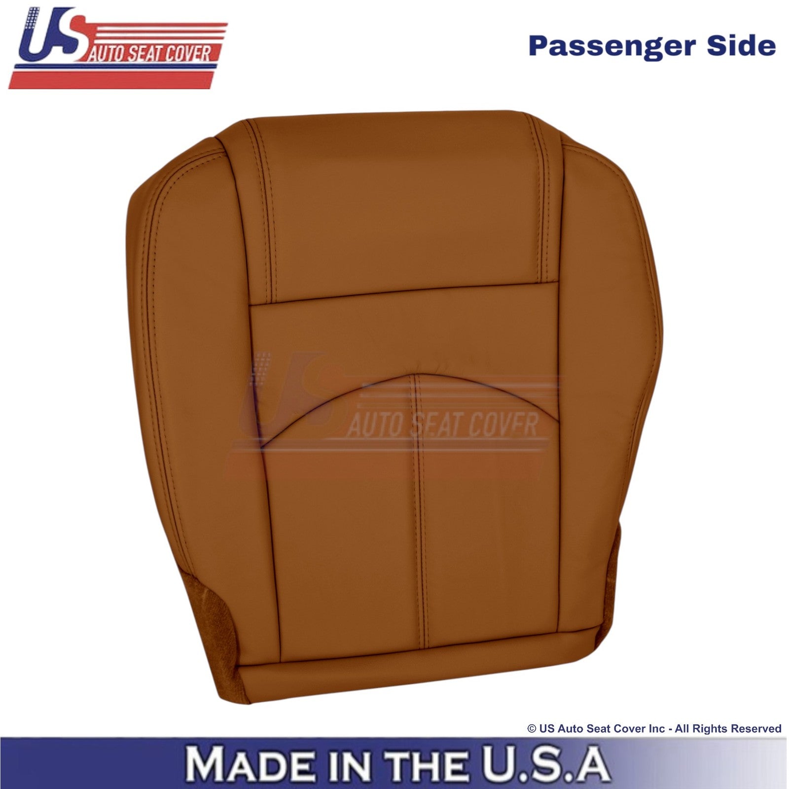 2013-2014 Fits Chevy Traverse Leatherette Passenger Bottom Seat Cover Mojave