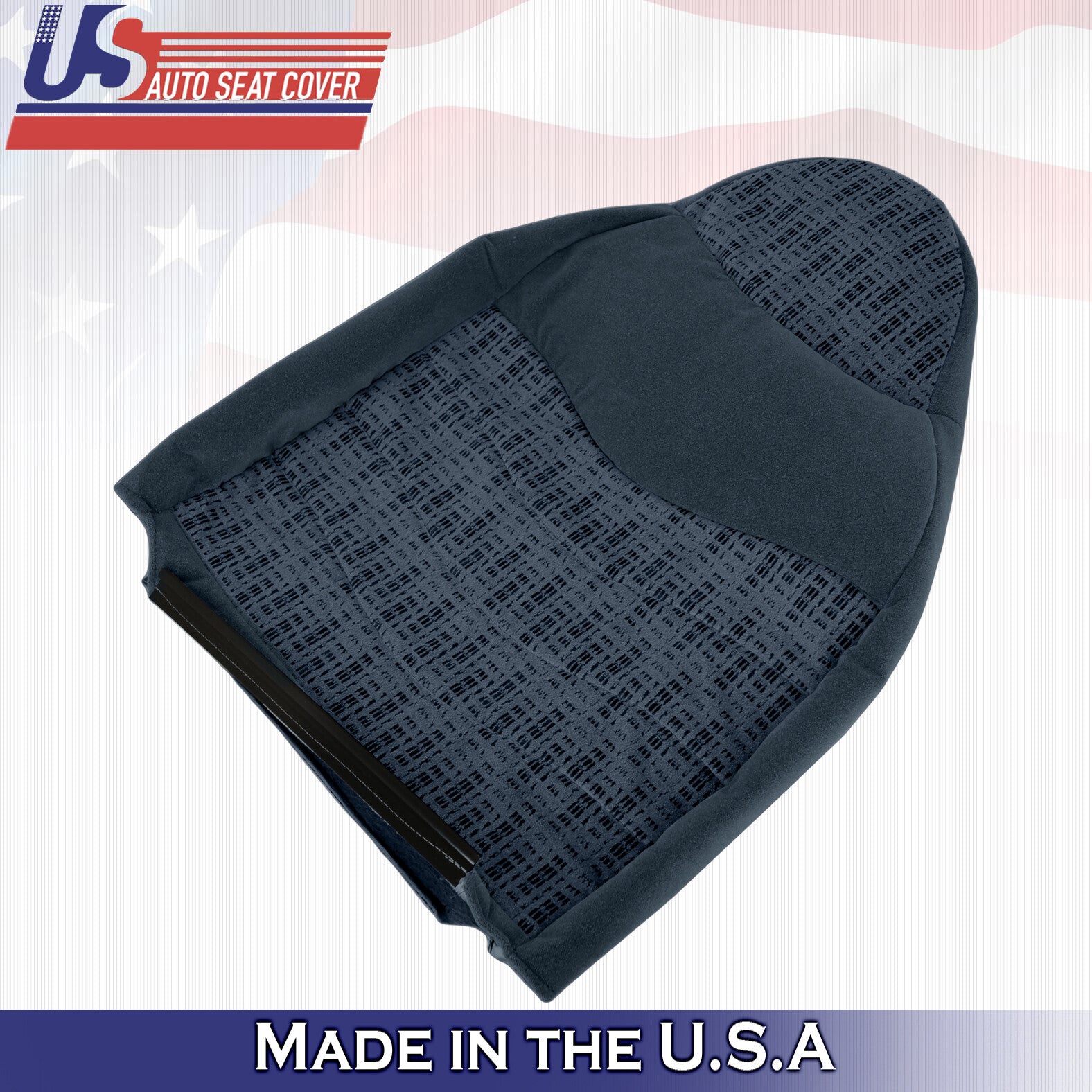 1999 For Ford F250 F350 F450 F550 XLT Passenger Side Top Cloth Seat Cover Blue