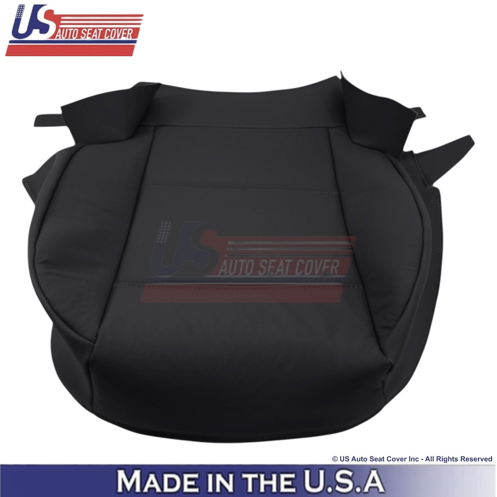 1998-2005 For BMW 3 Series E46 Leatherette Passenger Bottom Seat Cover Black