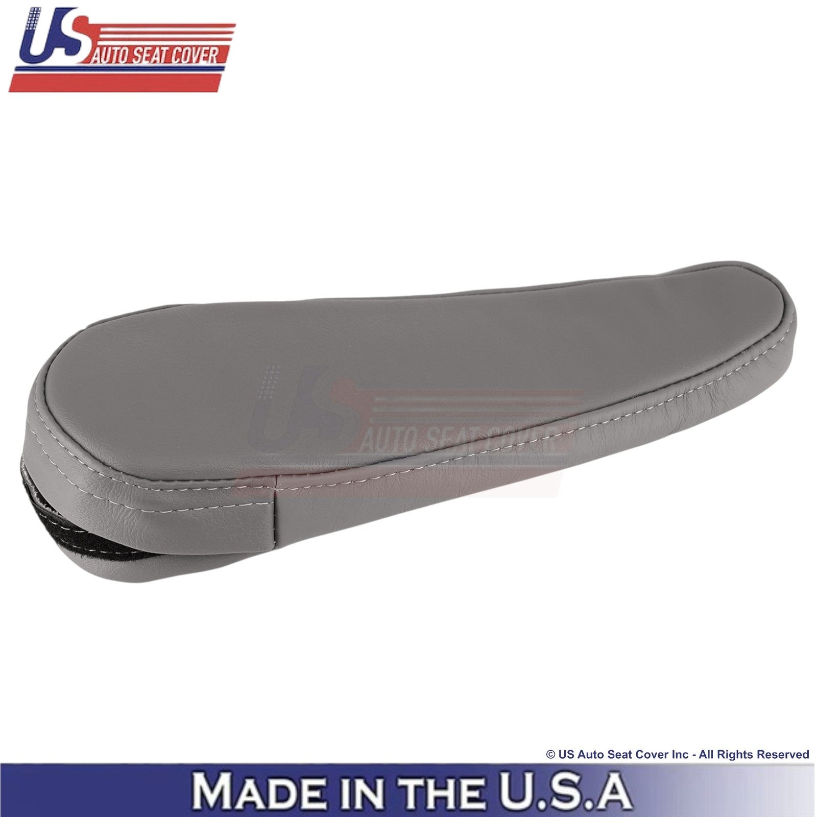 98-2003 Fits Toyota Sienna Genuine Leather Driver Armrest Replacement Cover Gray