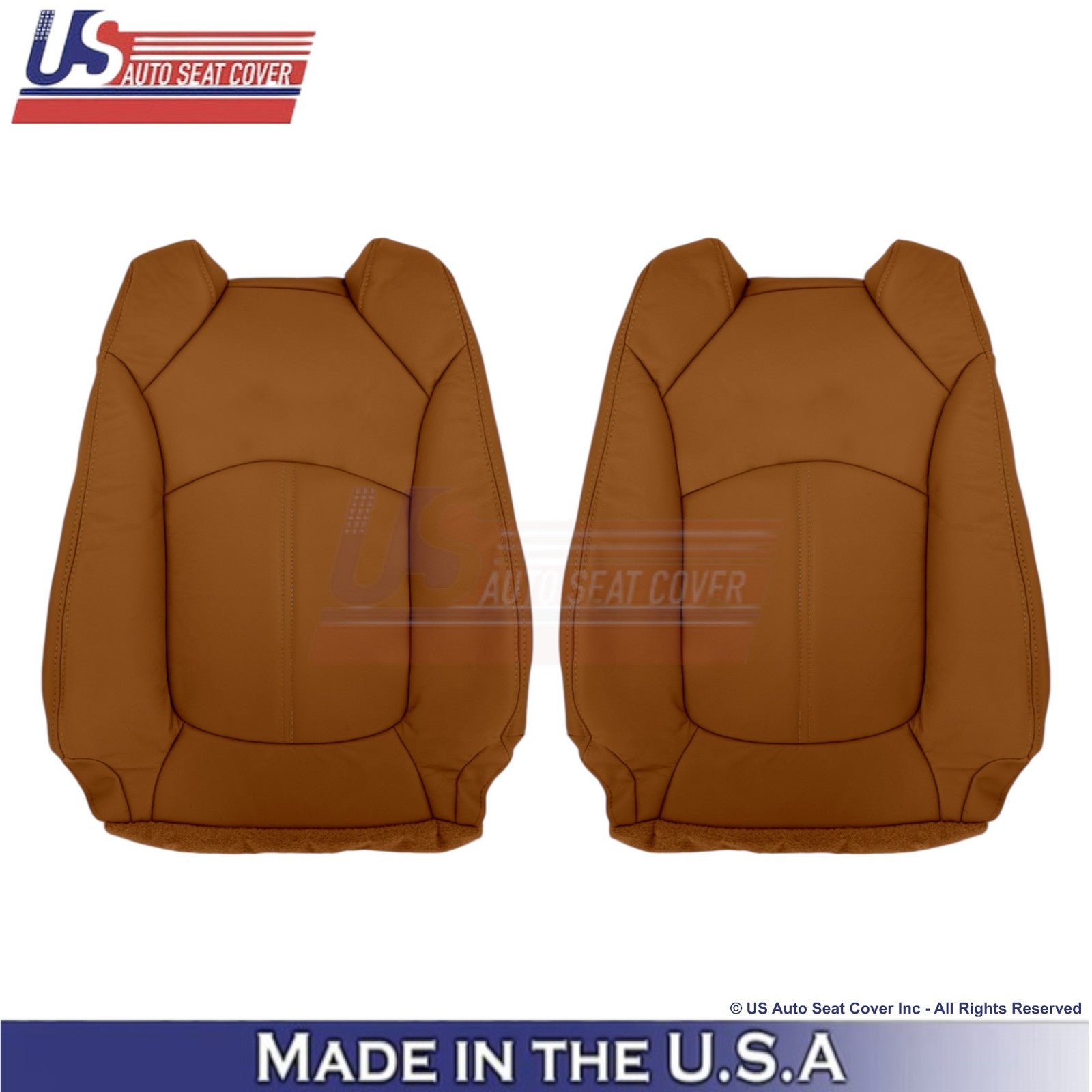 2013-2014 Fits Chevy Traverse Leatherette Front Top Replacement Covers Mojave