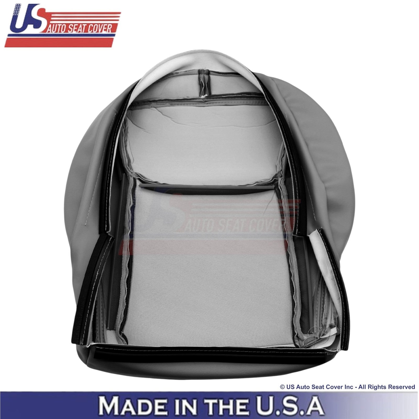 2000-2006 Fits Mercedes-Benz S Genuine Leather Half Perf. Bottom Covers Charcoal