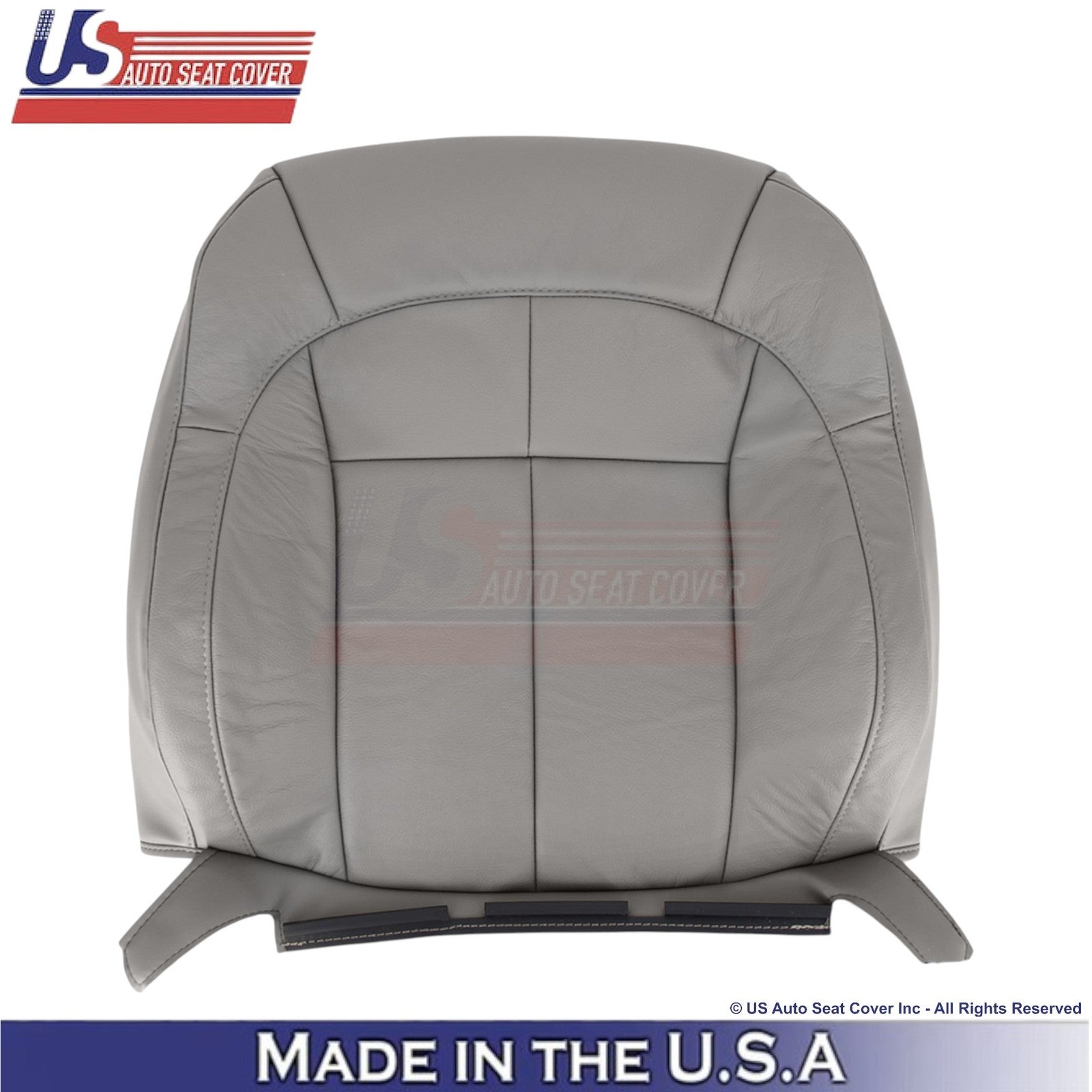 2001-2004 For Jeep Grand Cherokee Genuine Leather Front Seat Covers Taupe Gray