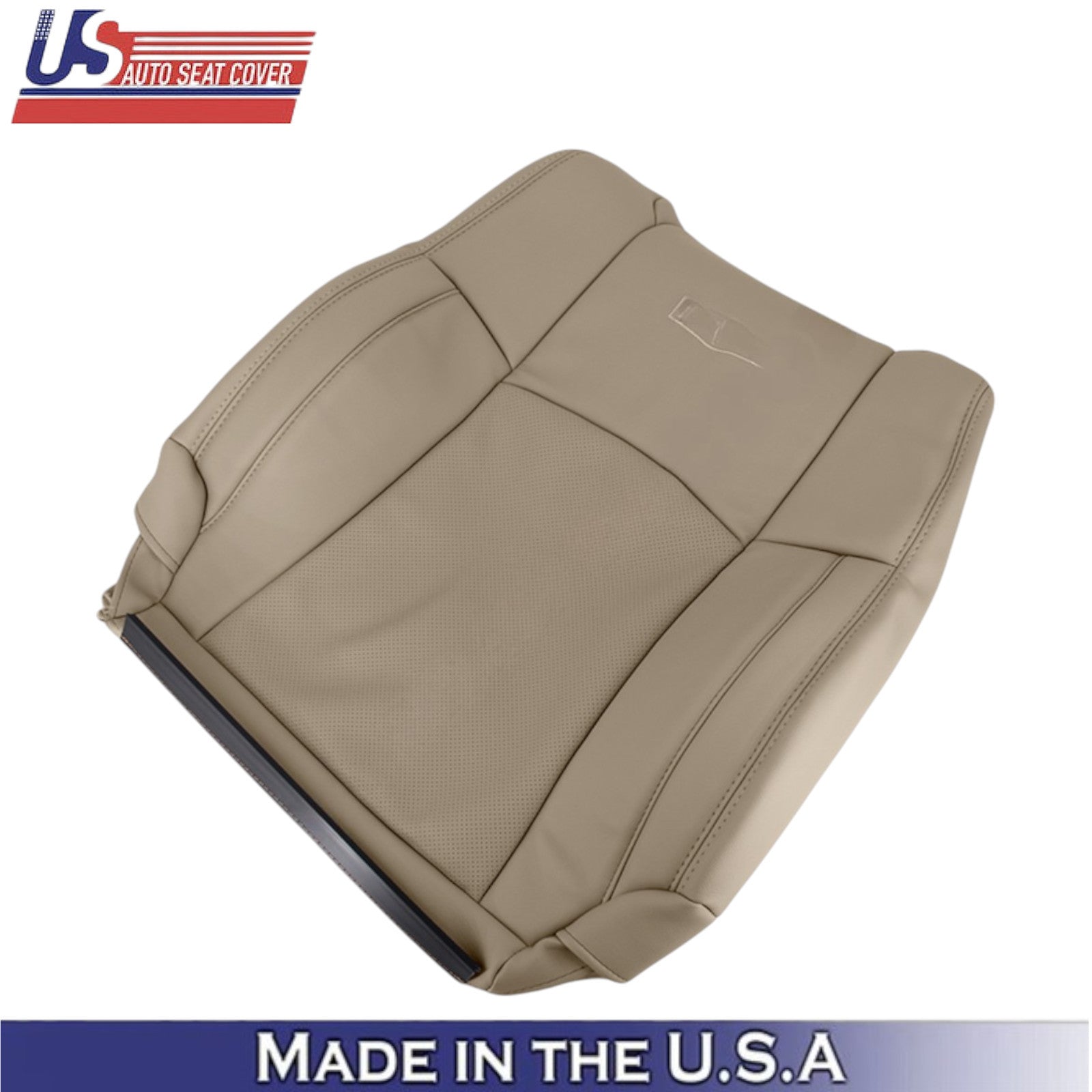 2009-2012 For Dodge Ram 1500 2500 Laramie Genuine Leather Front Seat Covers Tan