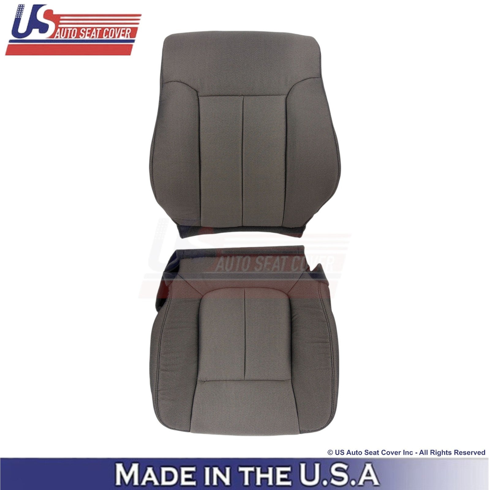 2009-2010 Fits Ford F150 Cloth Front Driver Replacement Seat Covers Medium Stone