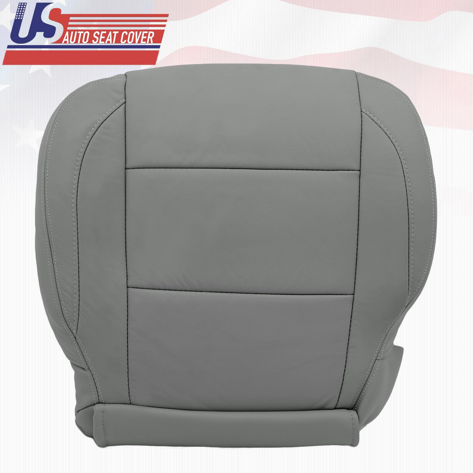 2005 2006 2007 2008 Driver bottom Leather Seat Cover for Nissan Titan SE Gray