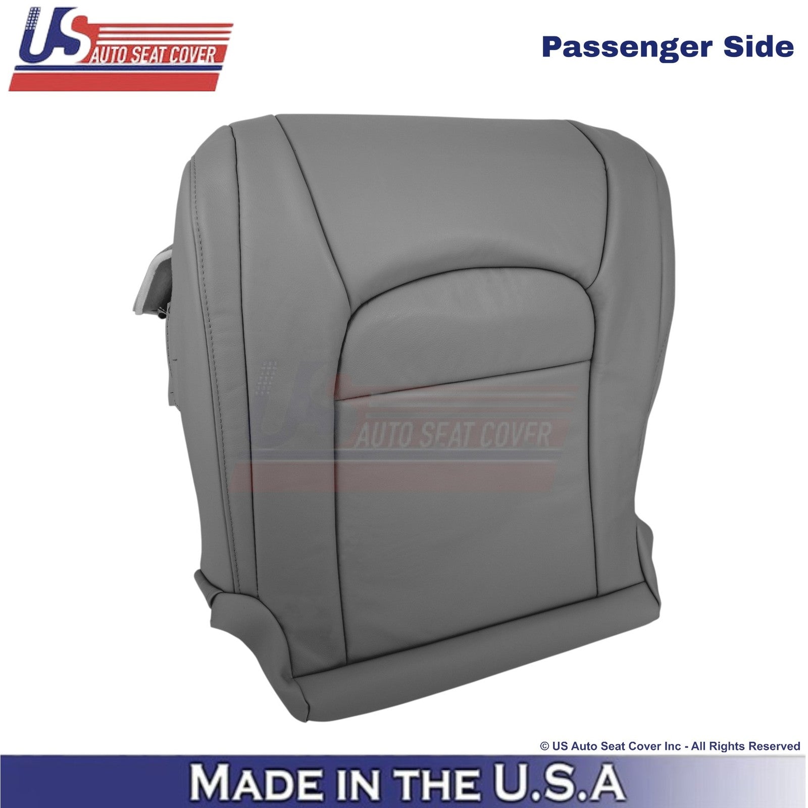 2008-2021 For Toyota Land Cruiser Leatherette Passenger Bottom Cover Dark Gray