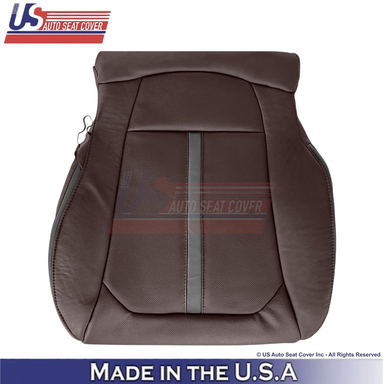 2015-2017 Fits Ford F150 Platinum Genuine Leather Front Bottom Covers Brunello