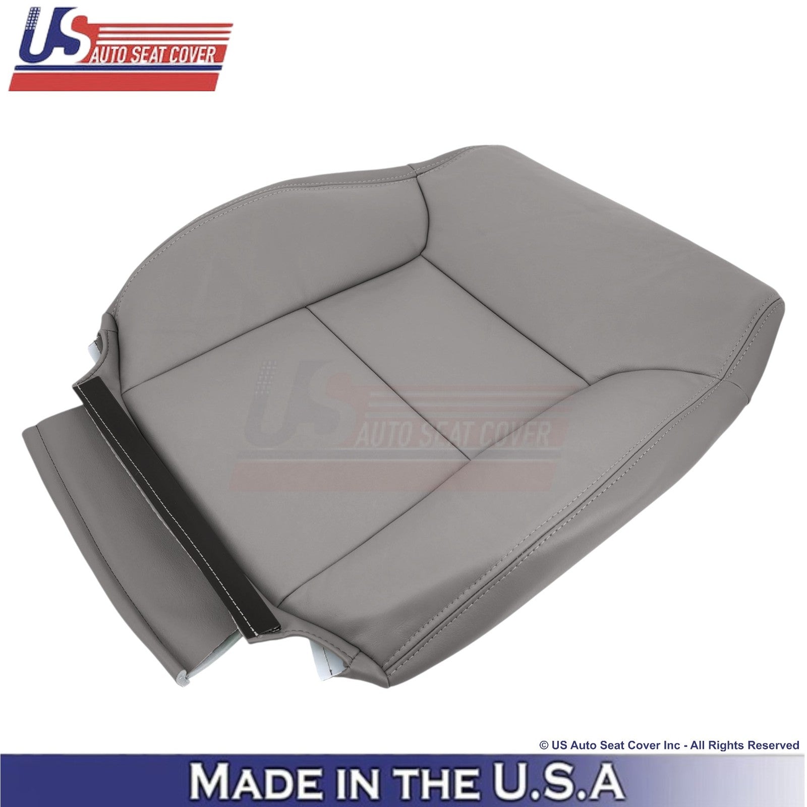 1998-2003 For Toyota Sienna Genuine Leather Front Top Replacement Covers Gray
