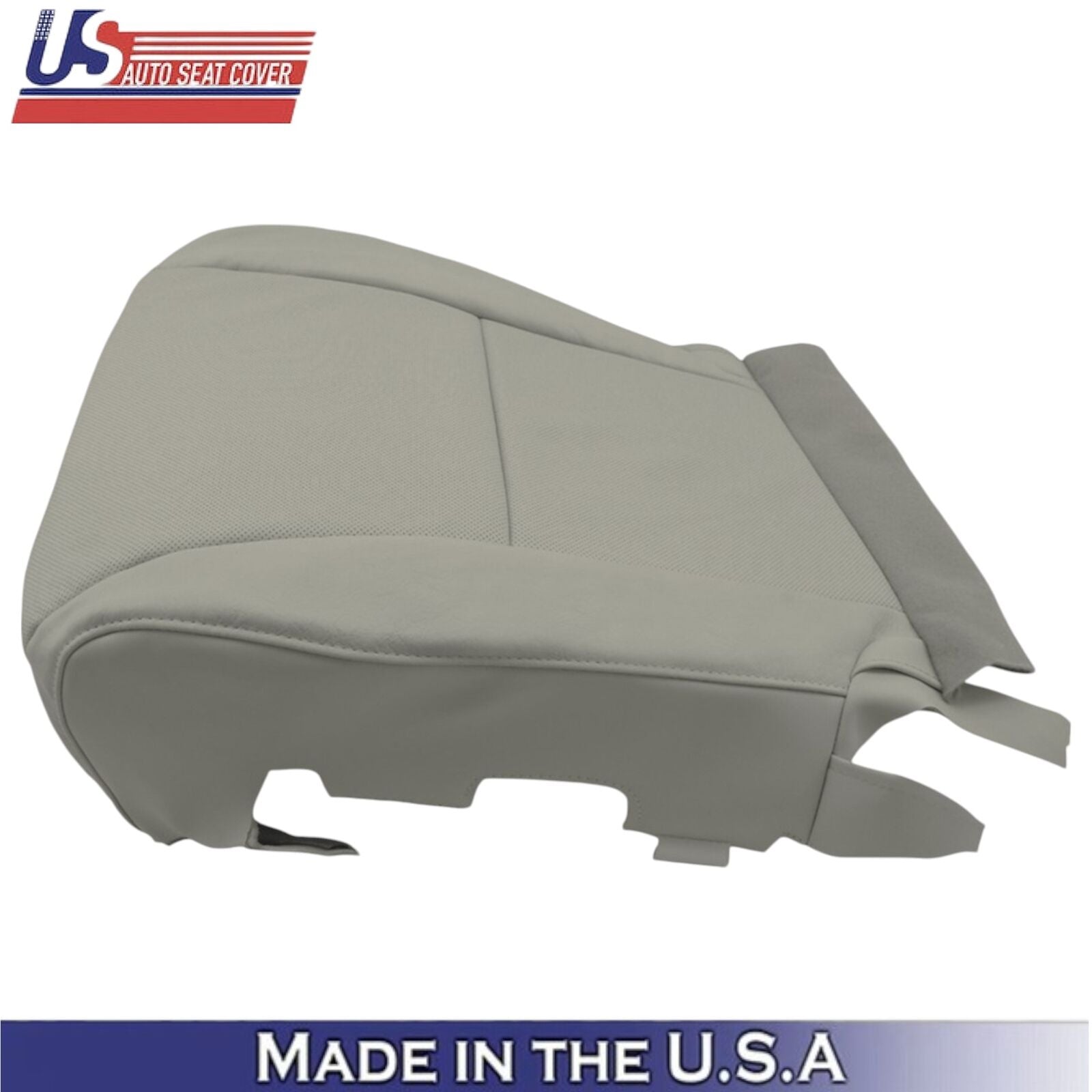 2010-2015 For Lexus RX350 RX450H Leatherette Front Bottom Seat Covers Light Gray