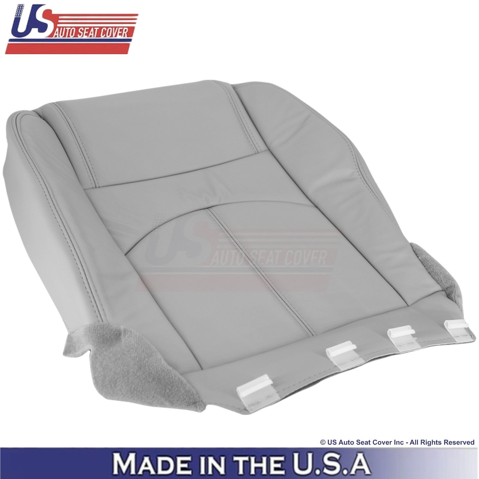 2013-2016 Fits GMC Acadia Genuine Leather Passenger Side Covers Light Titanium