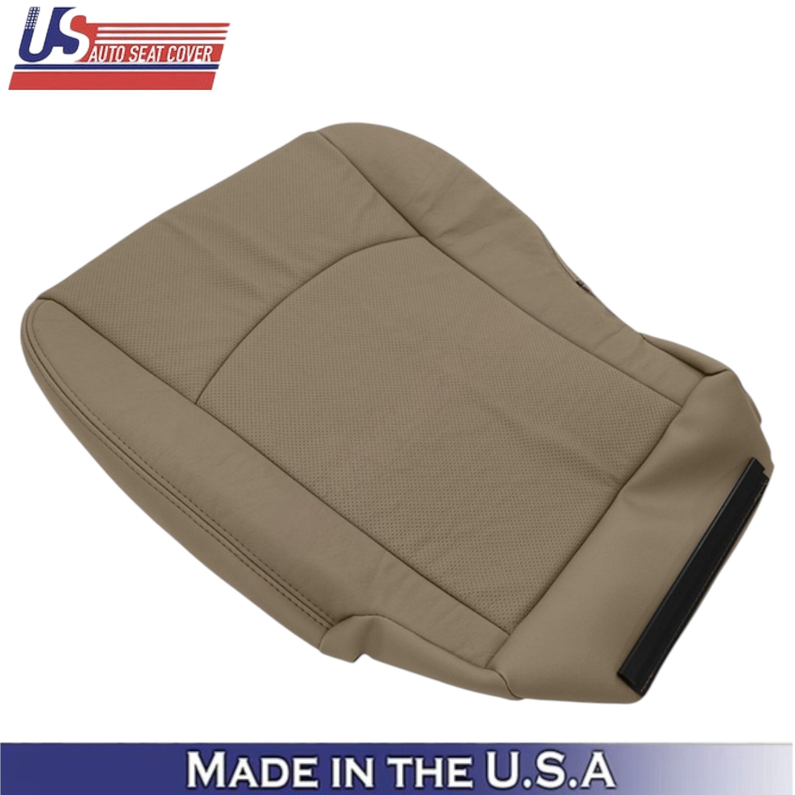 2009-2012 For Dodge Ram 1500 2500 Laramie Leatherette Front Bottom Covers Tan