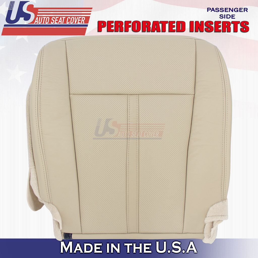 2015-2017 For Lincoln Navigator Leather Passenger Bottom Replacement Cover Tan