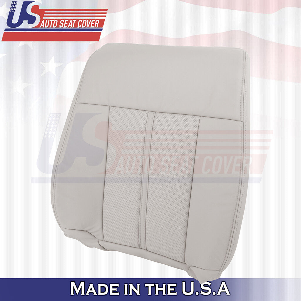 2015-2017 For Lincoln Navigator Leather Driver Side Replacement Seat Covers Gray