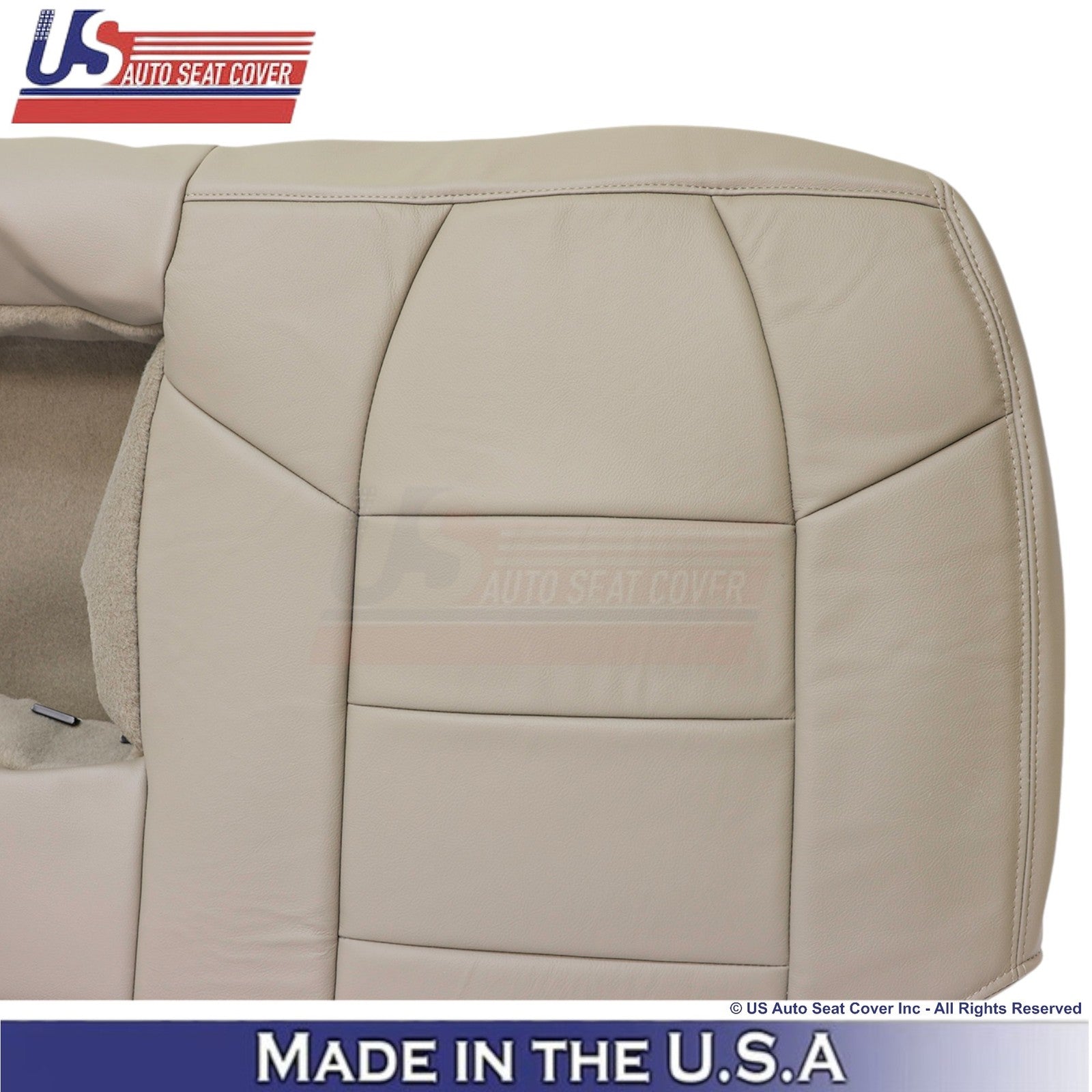 2003-2004 Fits Ford F250 F350 Lariat Leather Rear Bench OEM Seat Covers Tan