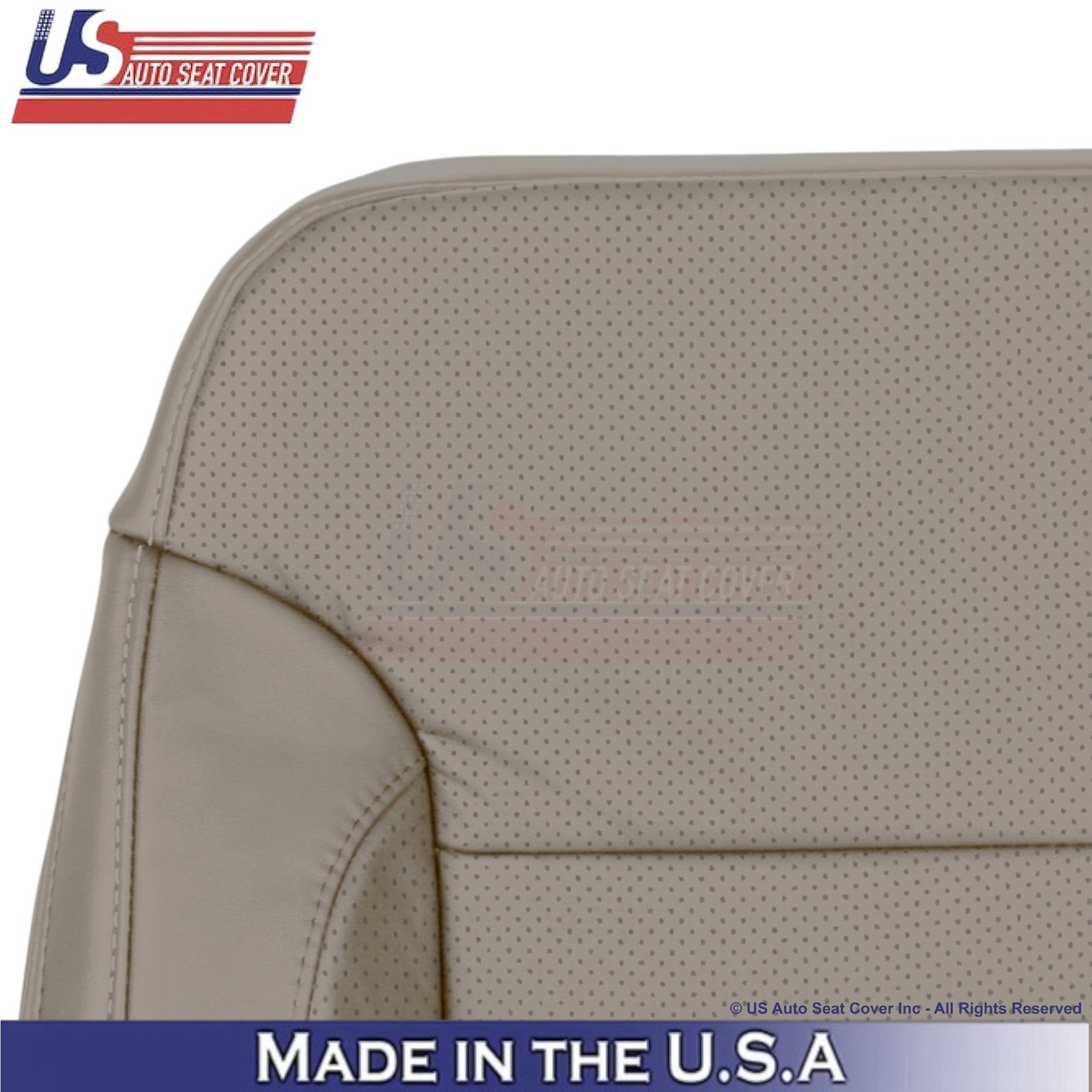2014-2019 For Chevy Silverado 1500 LT LS Leatherette Perf Driver Top Cover Dune