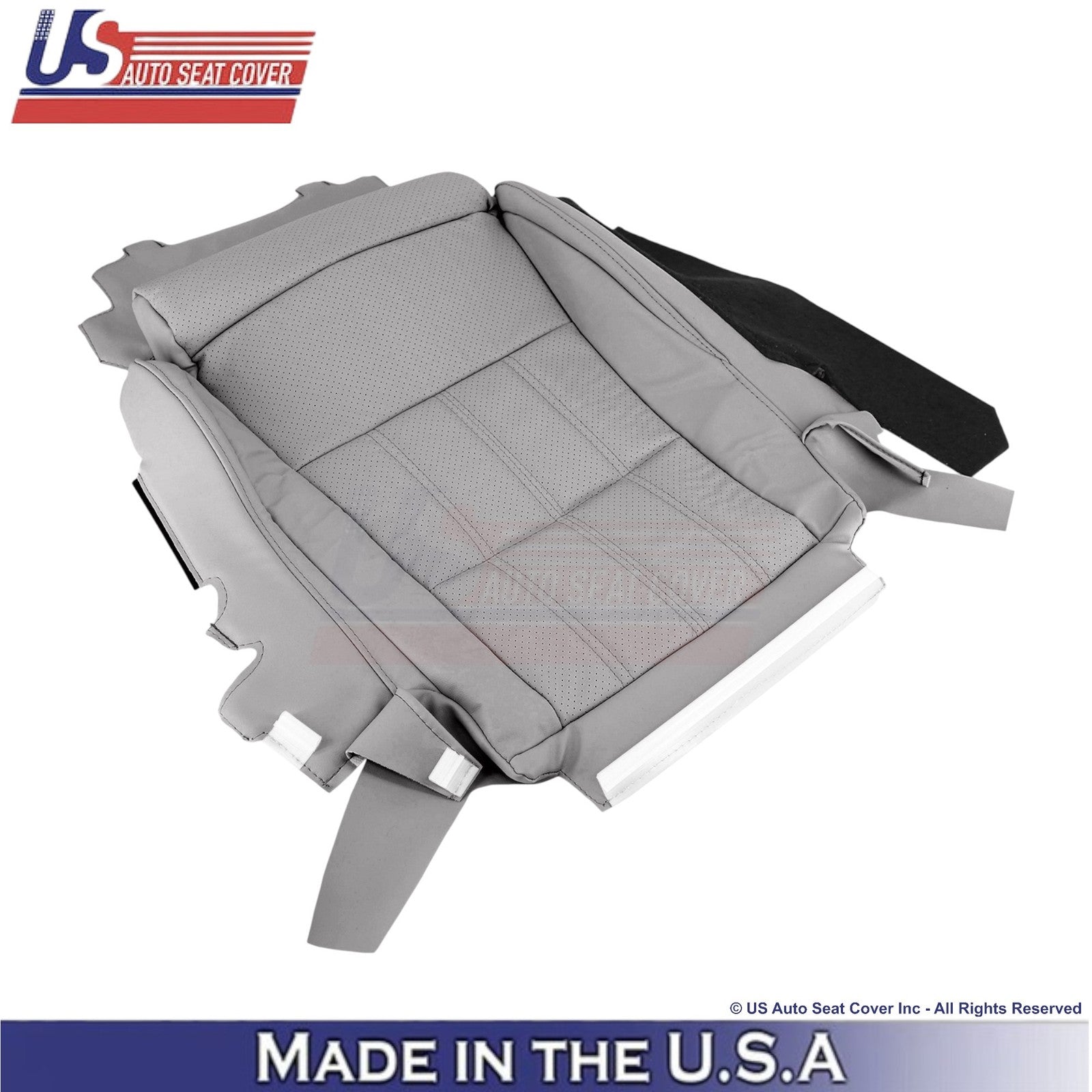 2016-2018 Fits Lexus ES 350 Leatherette Passenger Bottom Seat Cover Stratus Gray