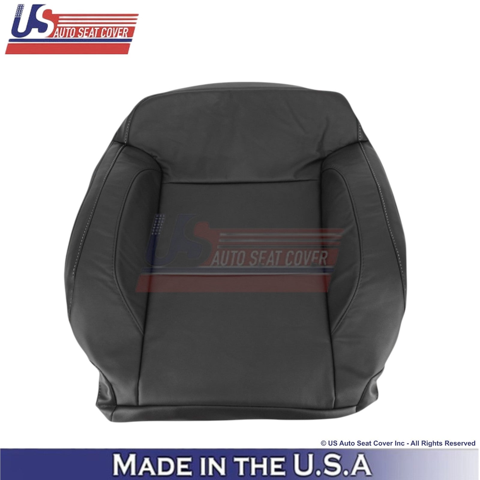 2014-2019 For Chevy Silverado 1500 LT LS Leatherette Driver Top Cover Jet Black