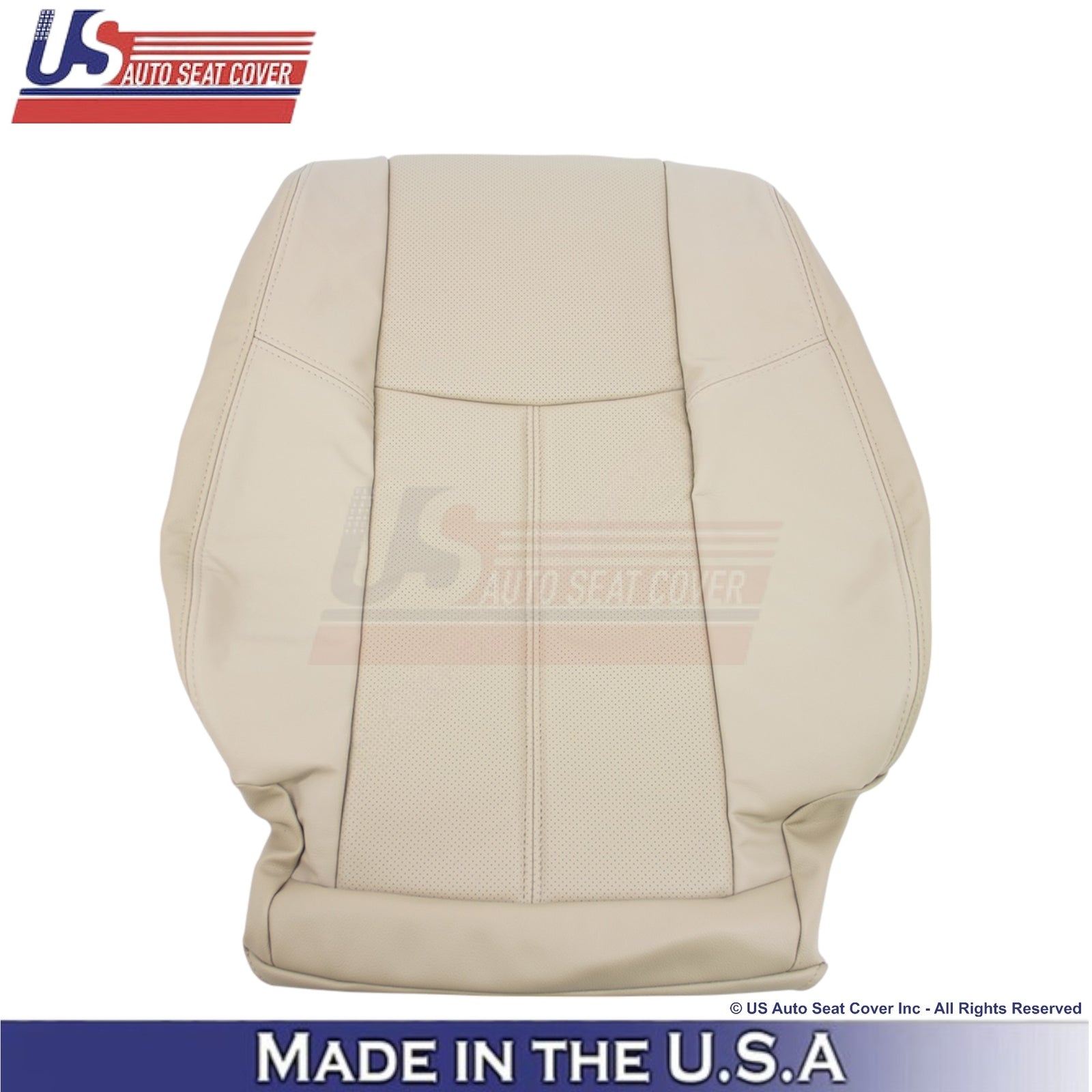 2013-2020 For Nissan Pathfinder Leather Driver Top Replacement Seat Cover Almond