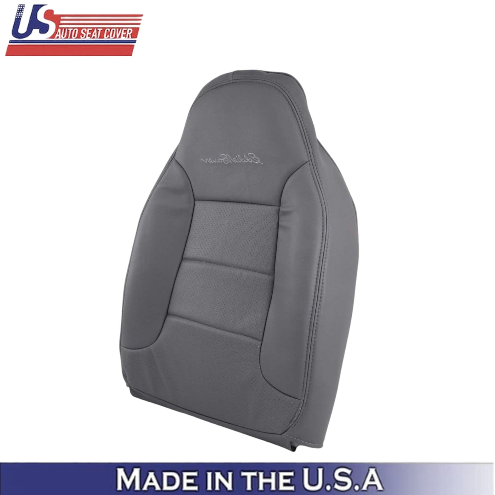 1992-1996 For Ford Bronco Eddie Bauer Leatherette Passenger Side Covers Gray