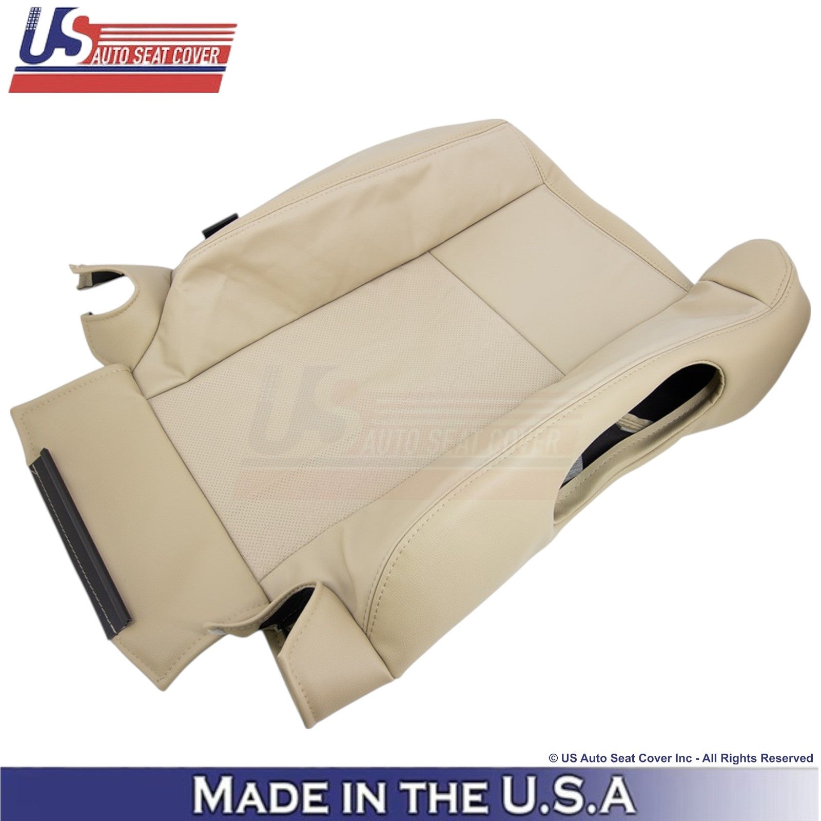 2003-2007 Fits Cadillac CTS Leather Front OEM Replacement Seat Covers Tan