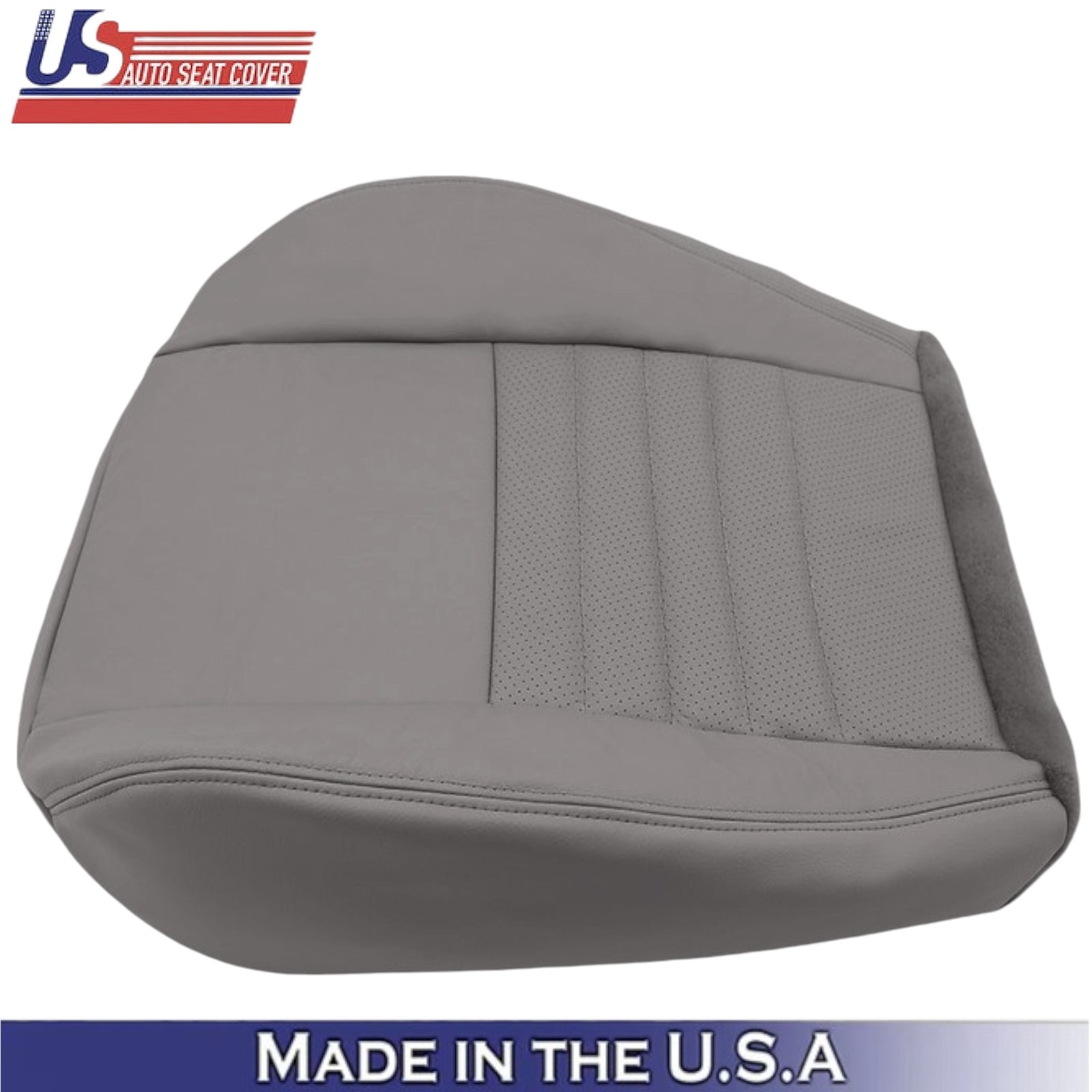 1999-2004 For Ford Mustang GT Leather Passenger Side Seat Covers Medium Graphite