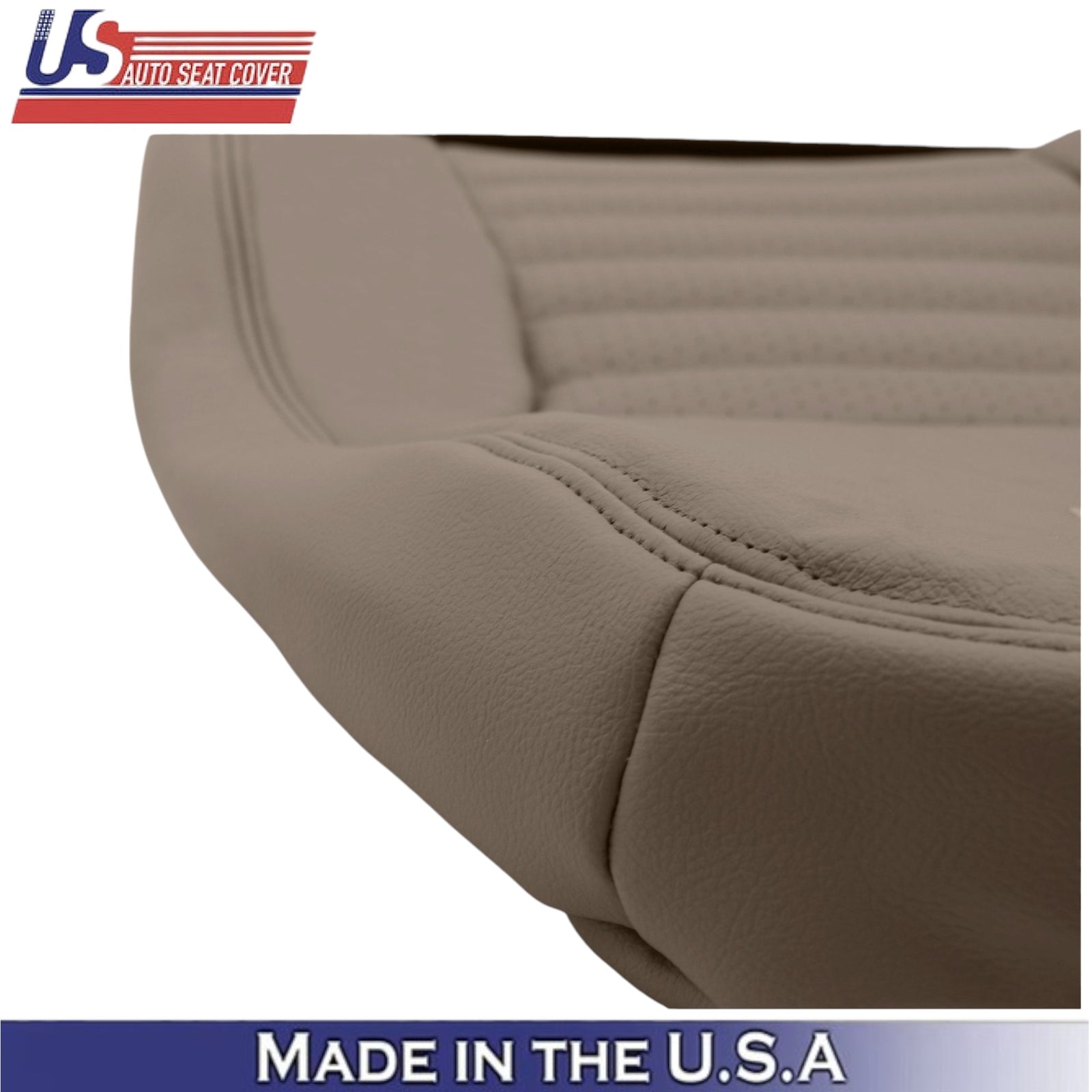 1999-2004 For Ford Mustang GT Leatherette Passenger Side Covers Medium Parchment
