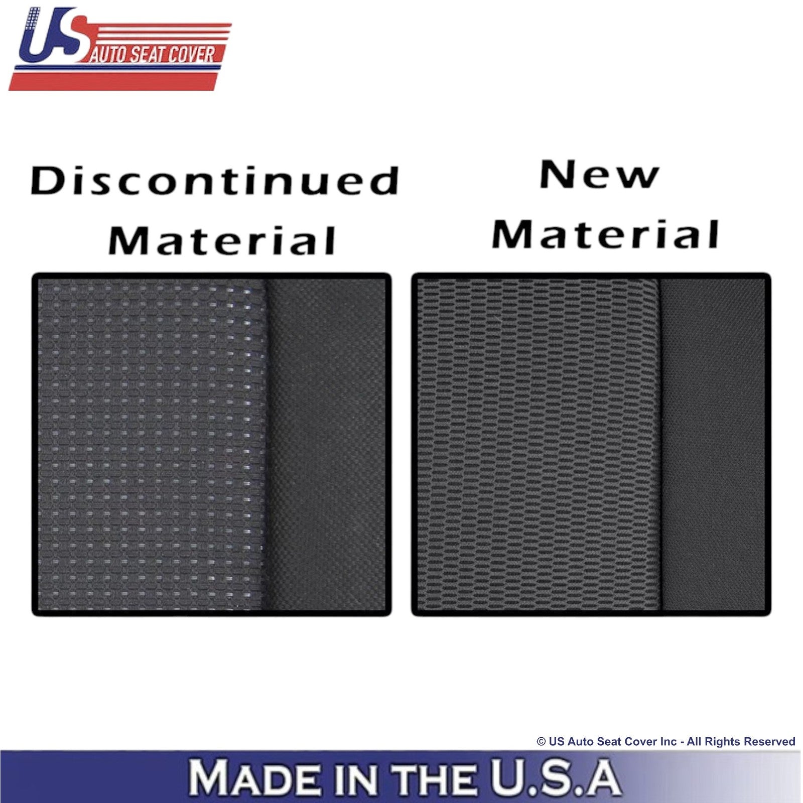2007-2011 Fits Toyota FJ Cruiser Cloth Front Replacement Covers Dark Graphite
