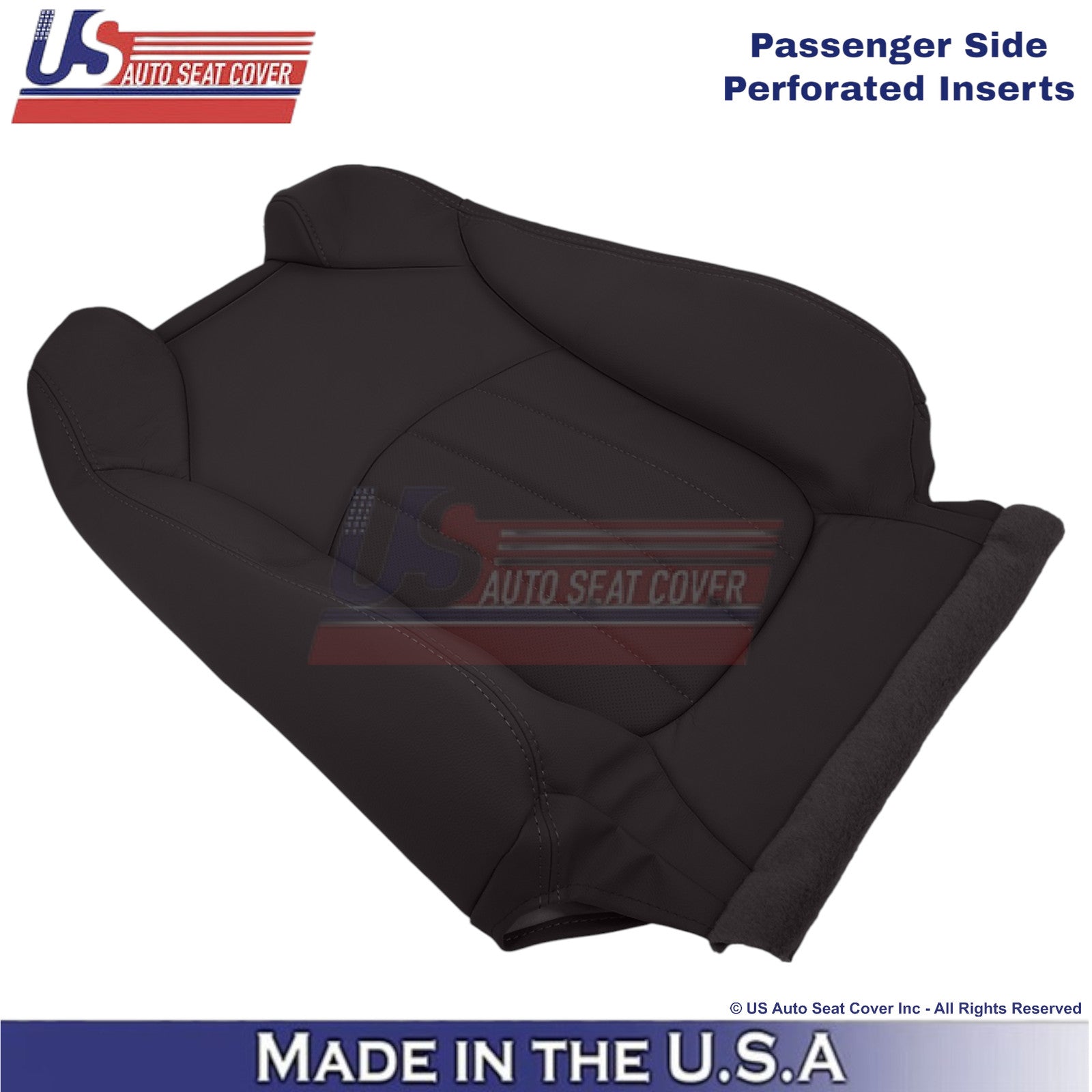 2013-2014 For Buick Enclave Leatherette Passenger Top Replacement Cover Cocoa
