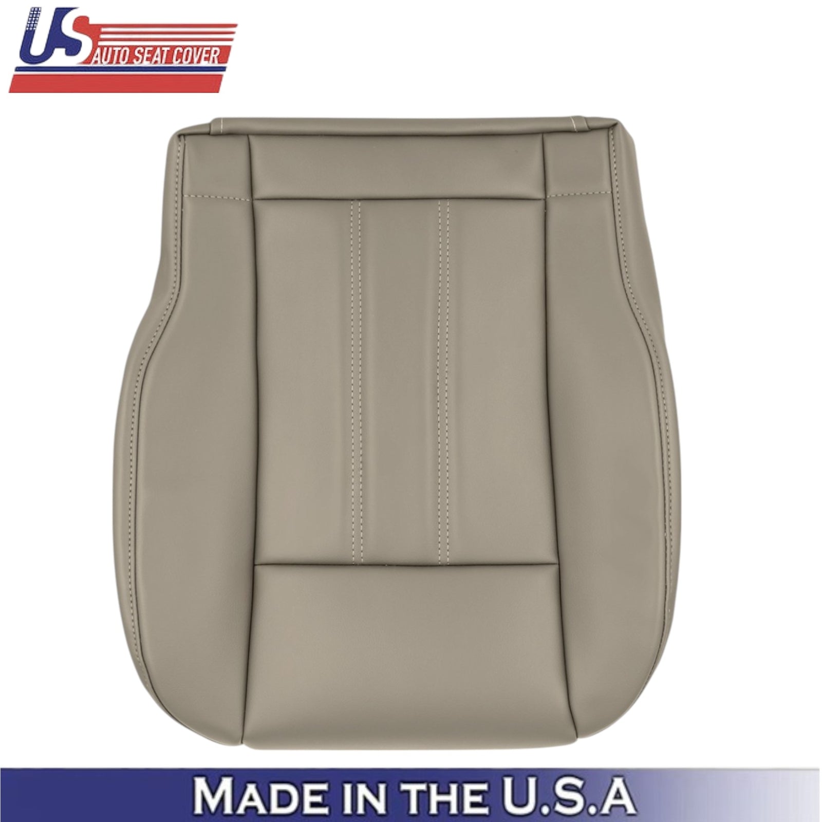 2008-2016 For Chrysler Town & Country Leatherette Front Bottom Covers Beige