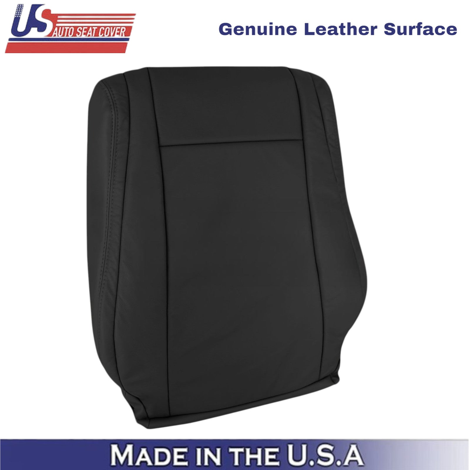2007-2013 For Toyota Tundra Genuine Leather front Replacement Seat Covers Black