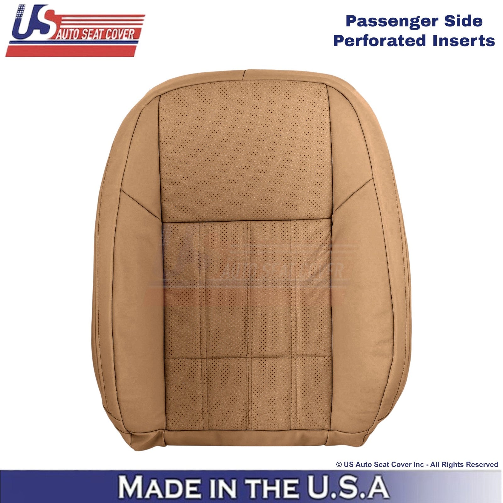 2016-2018 Fits Lexus ES 350 Leatherette Passenger Top Replacement Cover Flaxen