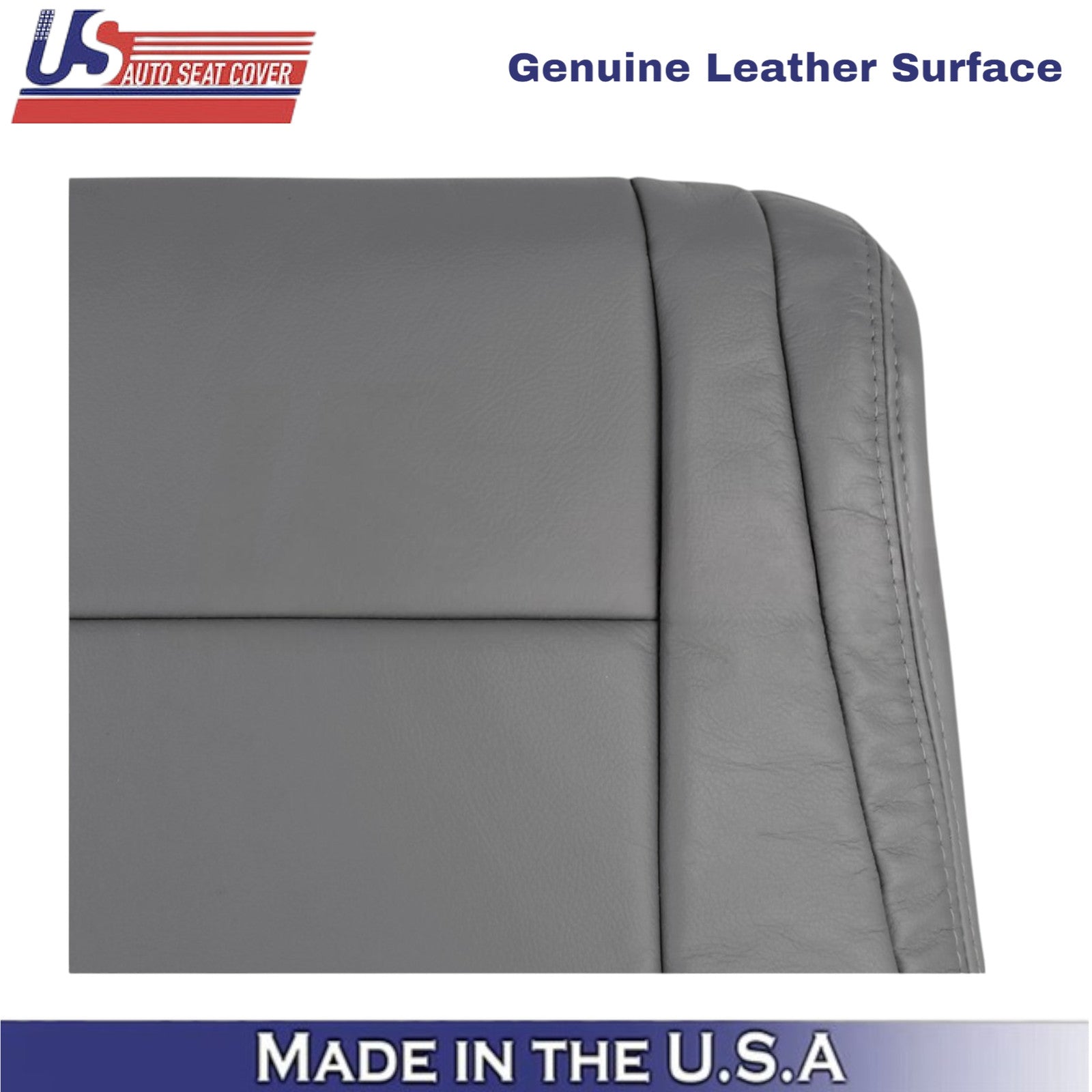 2007-2013 For Toyota Tundra Genuine Leather front Front Top Covers Graphite Gray