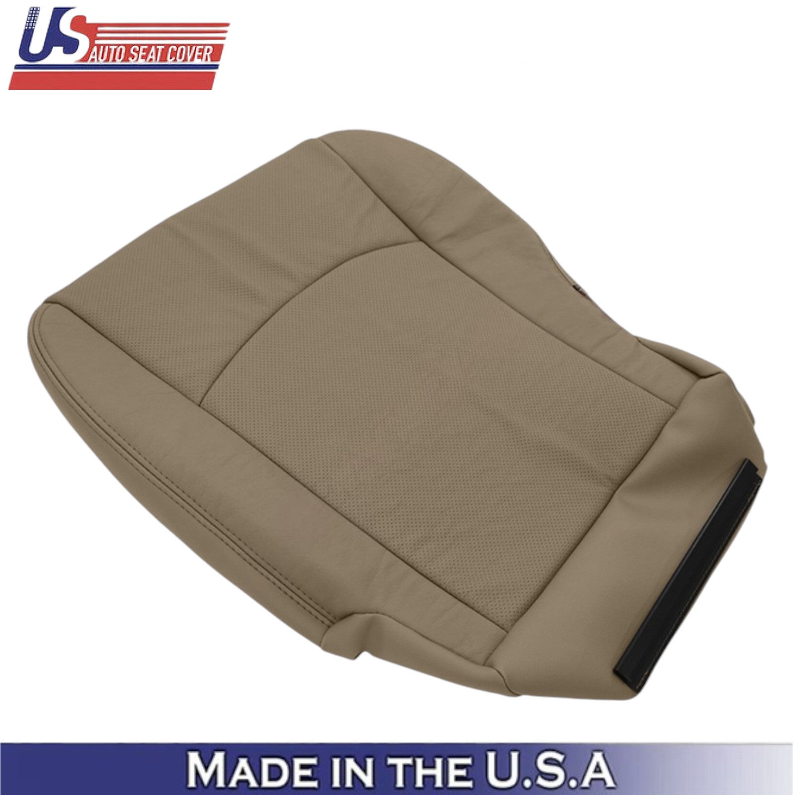 2009-2012 For Dodge Ram 1500 Laramie Genuine Leather Passenger Side Covers Tan