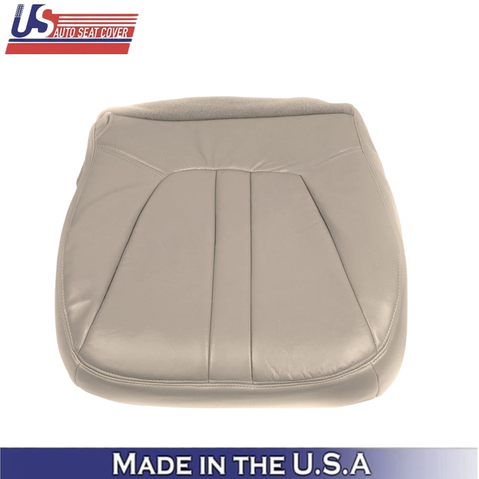 2000-2002 For Ford Expedition Eddie Bauer Leatherette Front Bottom Covers Tan
