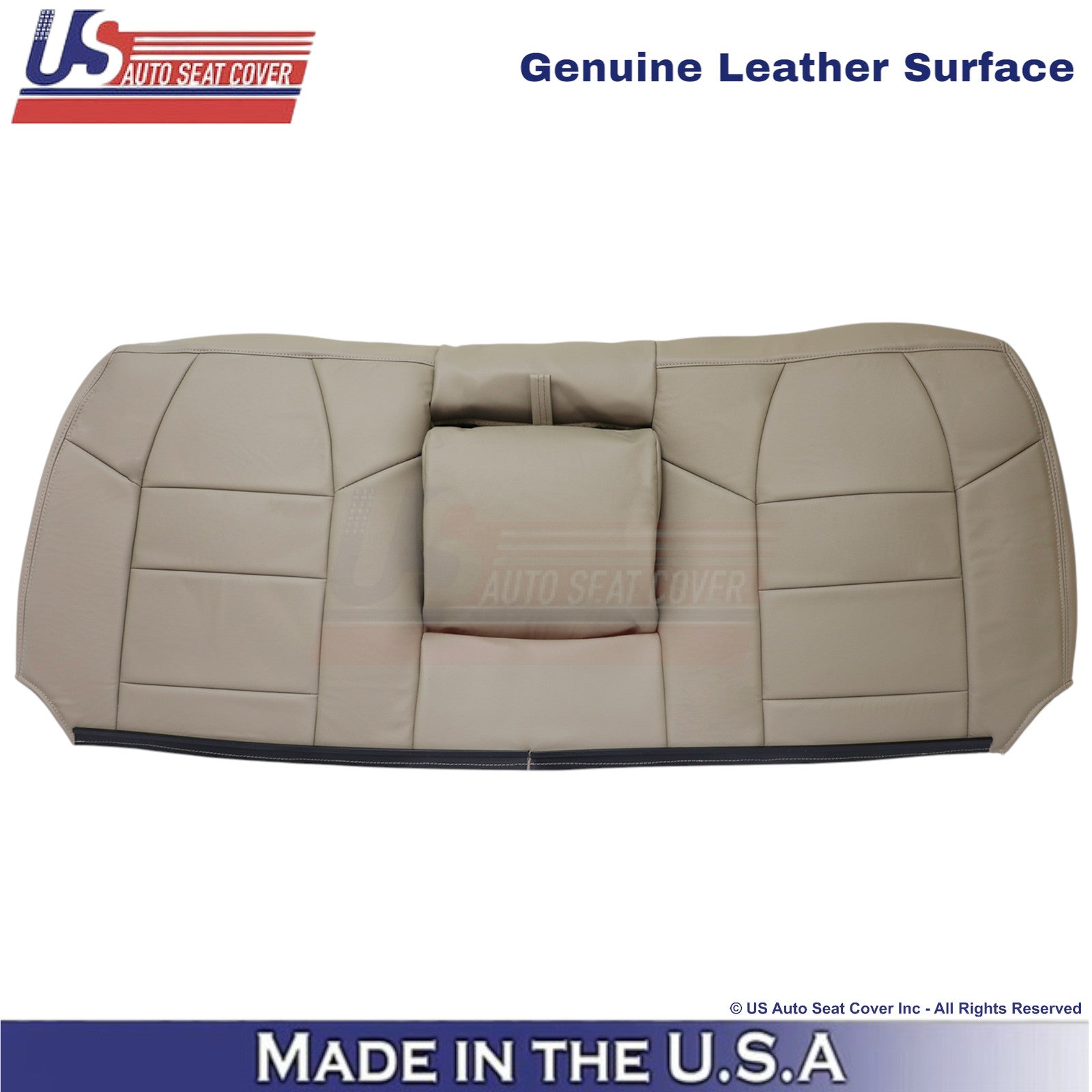 2003-2004 Fits Ford F250 F350 Lariat Leather Rear Bench Top OEM Seat Covers Tan