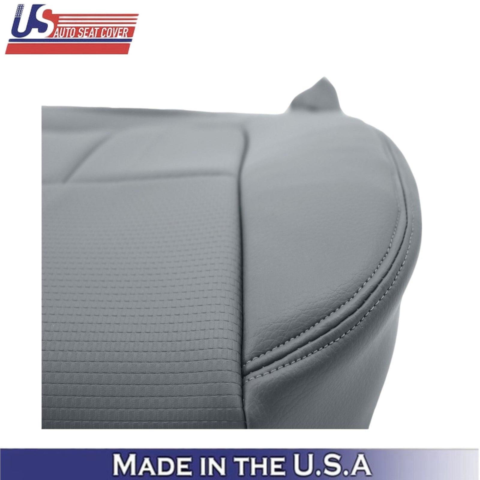 2011-2016 For Ford F250 F350 XL WT Leatherette Passenger Bottom Cover Gray