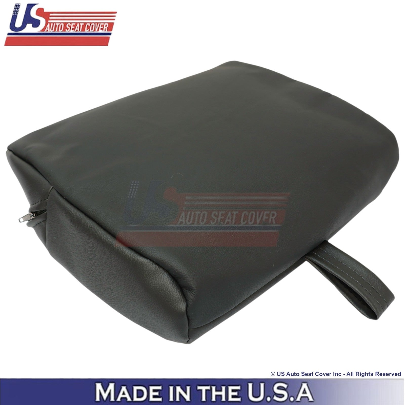 2003-2004 Fits Ford F250 F350 Lariat Leatherette Perf Rear Top OEM Covers Black