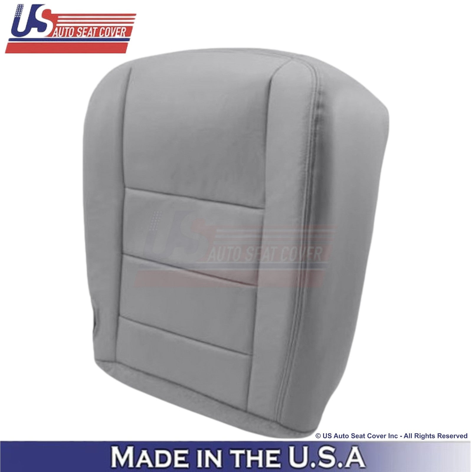 2003-2007 For Ford F250 F350 Lariat Leather Passenger Bottom OEM Seat Cover Gray