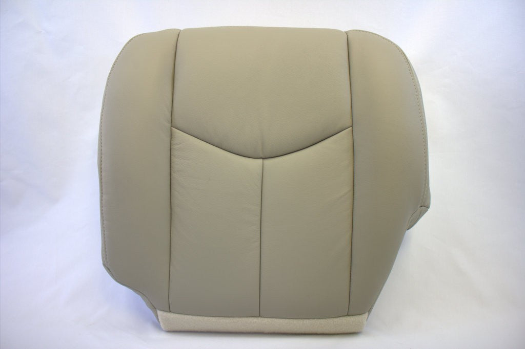 2003 2004 2005 2006 GMC Yukon Driver Bottom Seat Cover Vinyl Light Tan