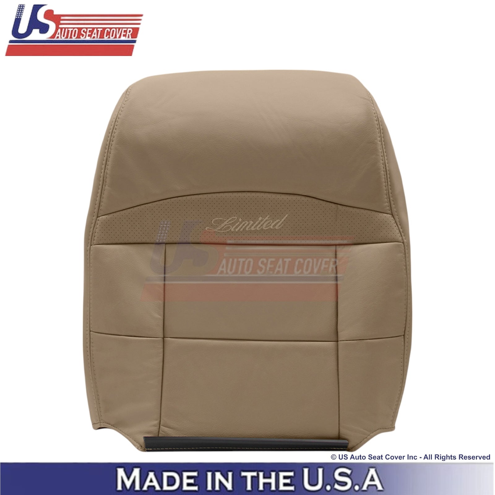 1995-2001 For Ford Explorer Limited Leather Front Top Covers Medium Prairie Tan