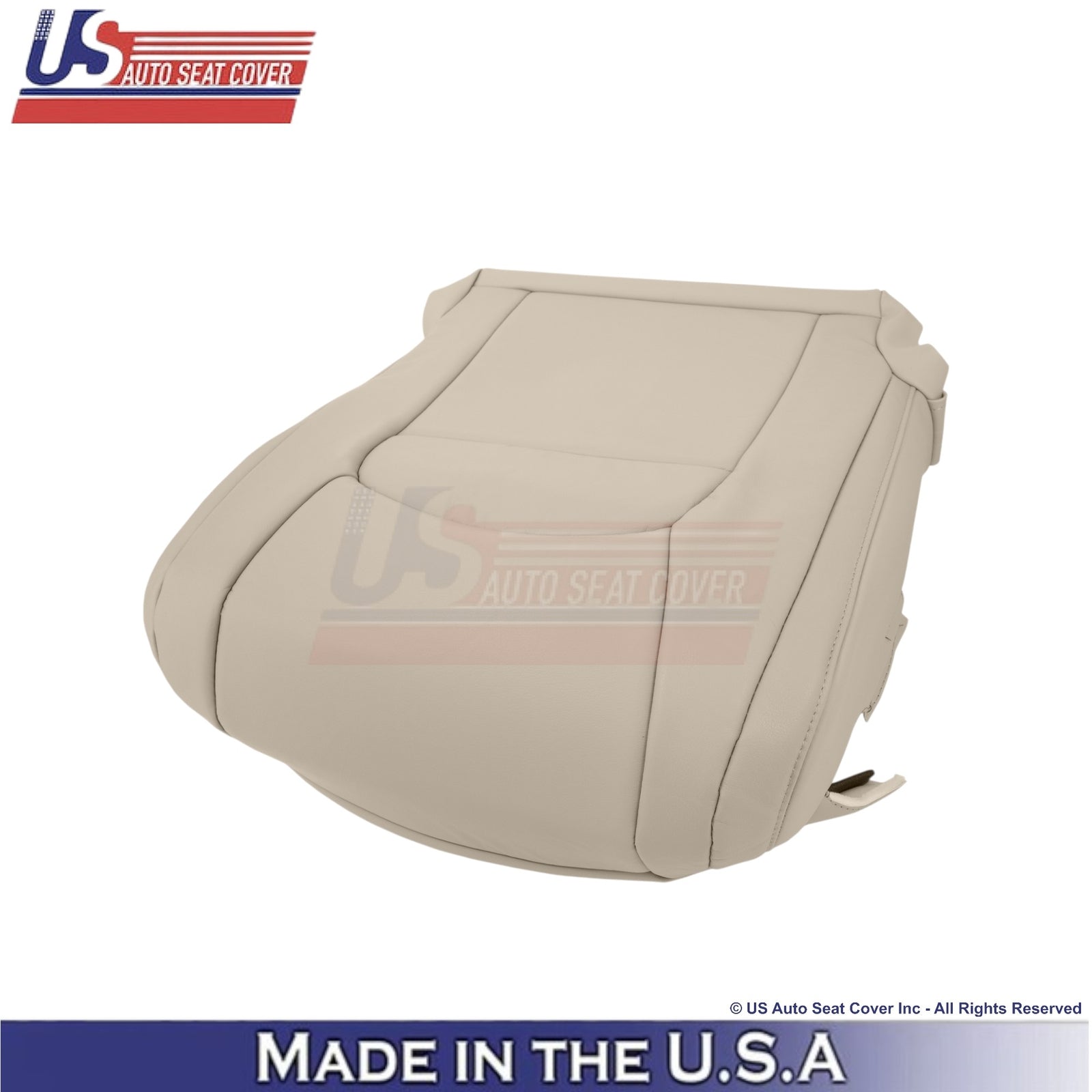 2008-2021 For Toyota Land Cruiser Leather Passenger Bottom Replacement Cover Tan