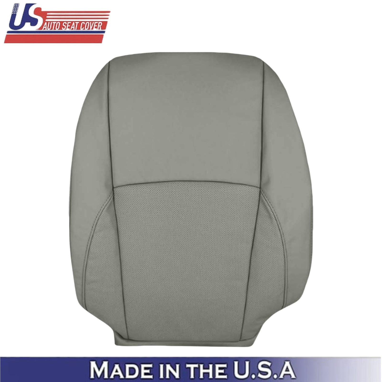 2007-2012 For Lexus ES350 Leatherette Passenger Side Seat Covers Light Gray
