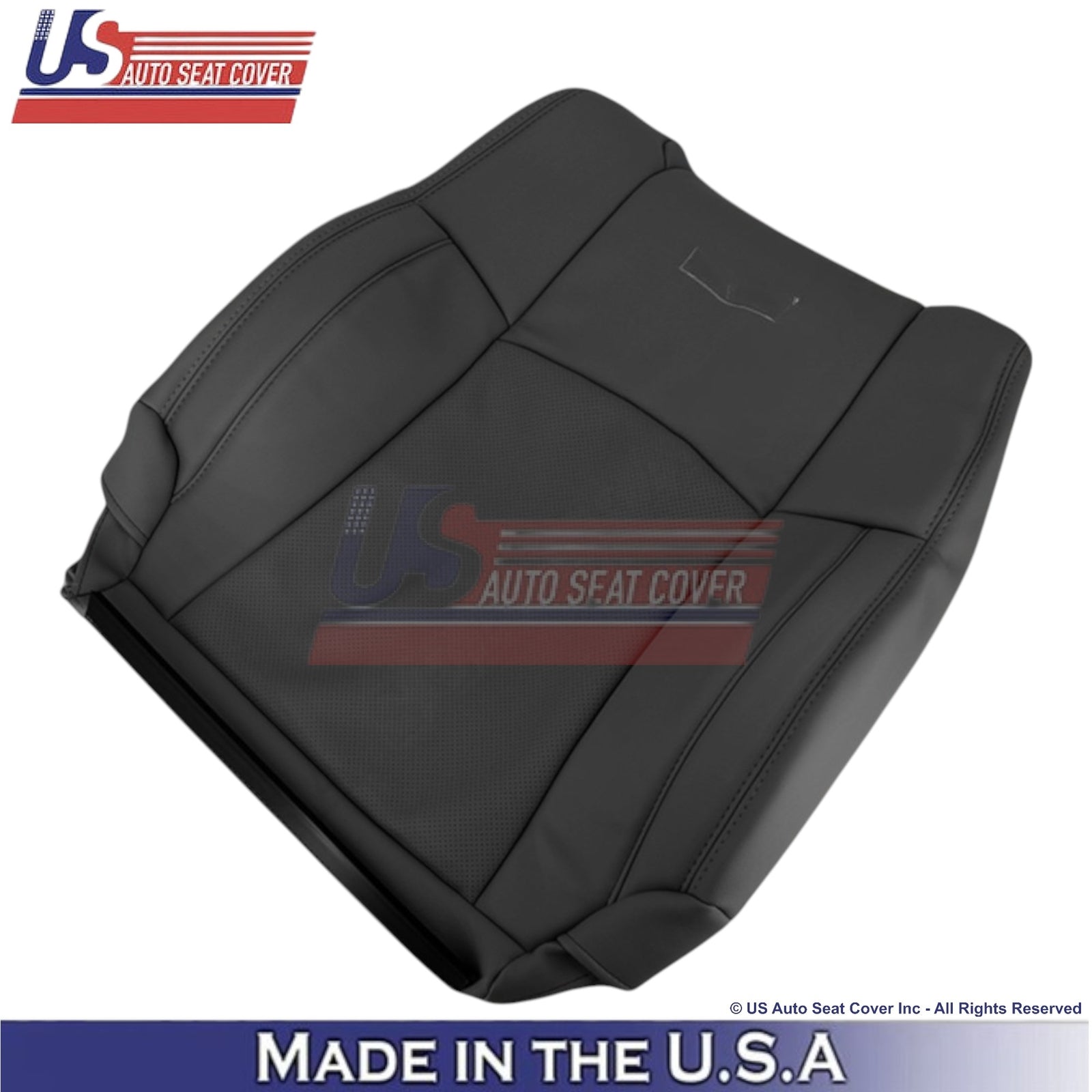 2013-2018 For Dodge Ram 1500 2500 Laramie Leatherette Front Seat Covers Black