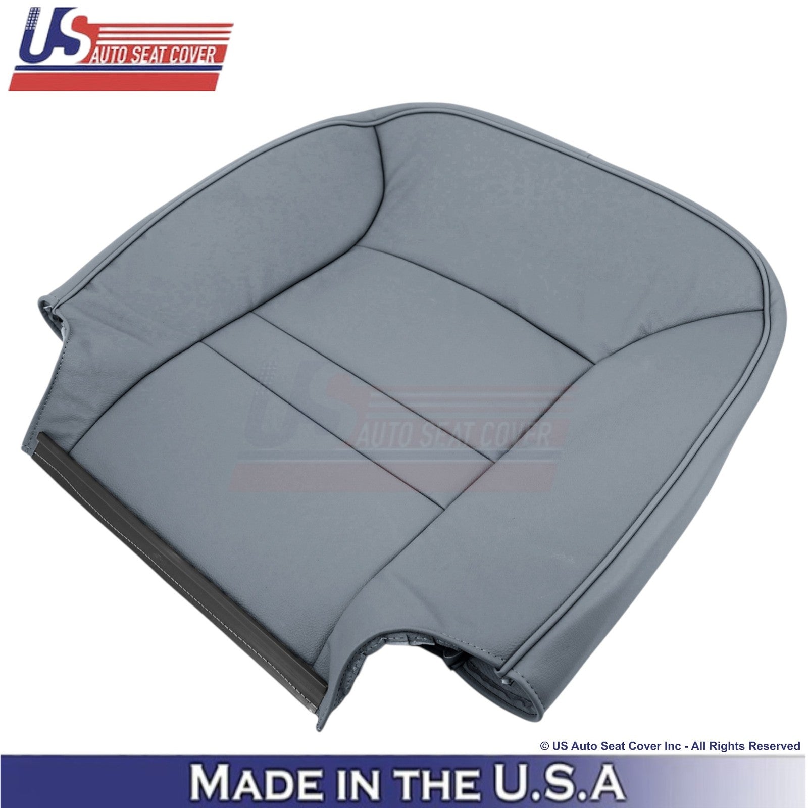 1998-2002 For Ford Crown Victoria Leatherette Front Replacement Seat Covers Gray