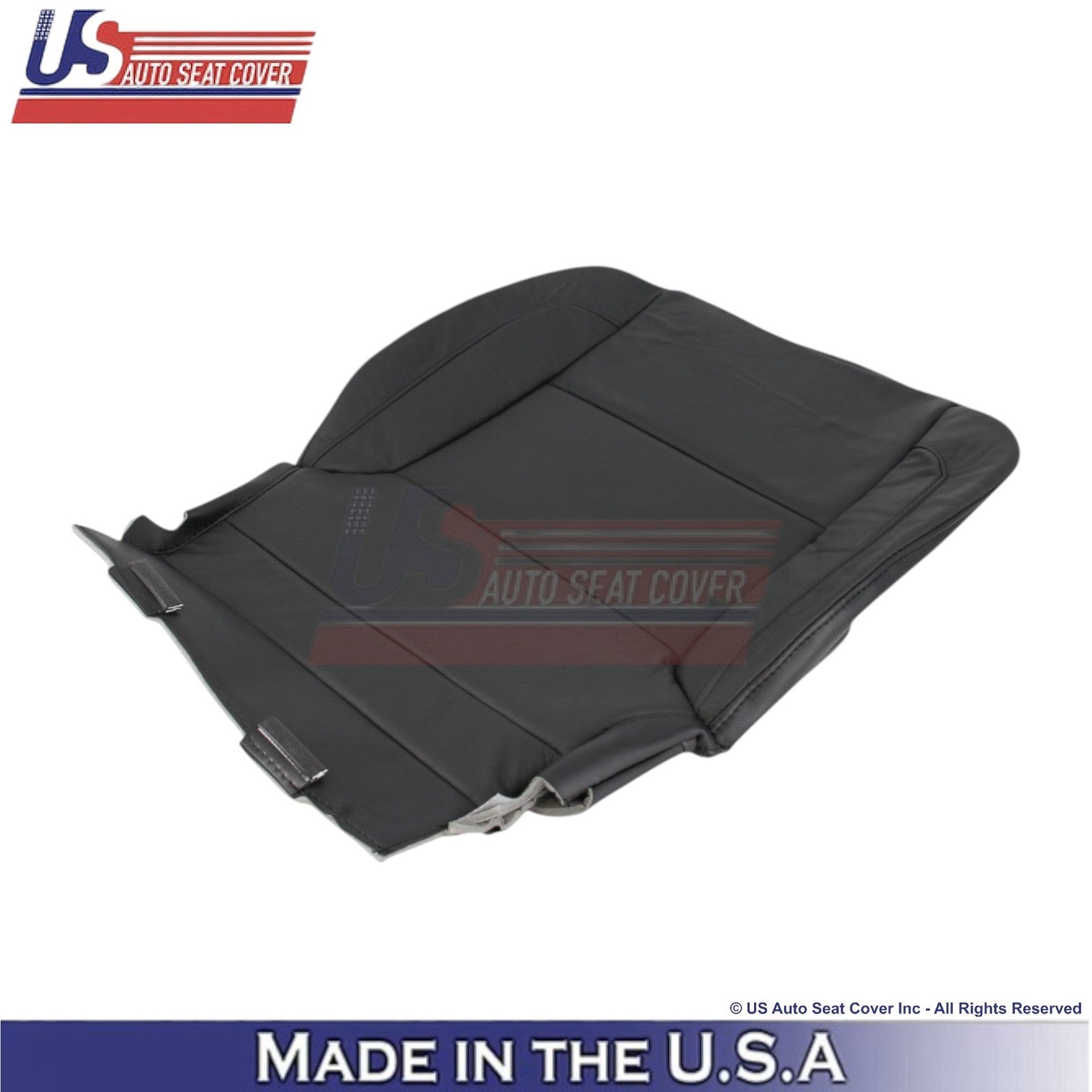 2014-2019 For Chevy Silverado 1500 LT LS Leatherette Front Bottom Covers Black